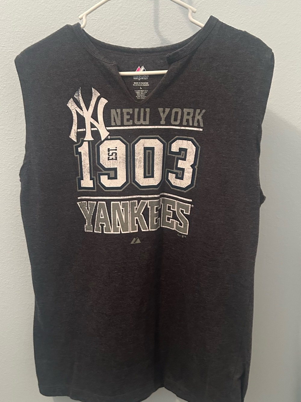 Majestic New York Yankees Muscle Tee - Black